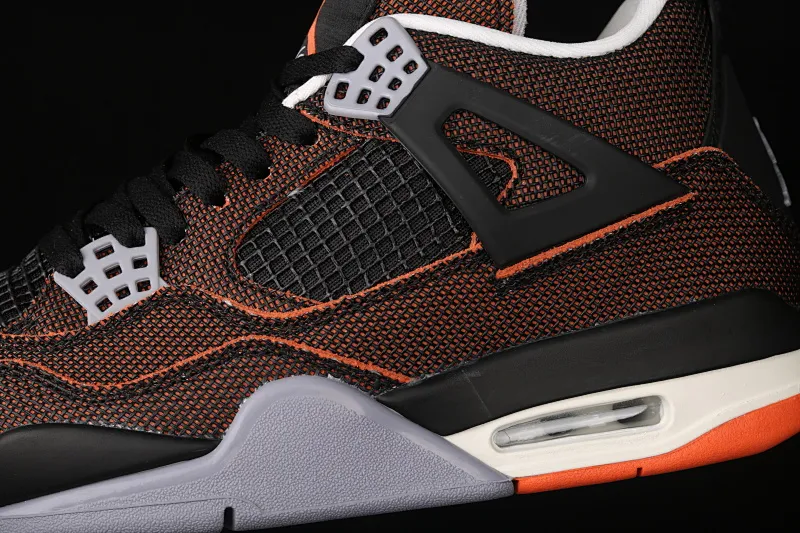 All categories Air Jordan Jordan series basketball shoes Air Jordan 4 G version Air Jordan 4 Retro SE AJ4 Joe 4 brass black orange starfish orange CW7183-100